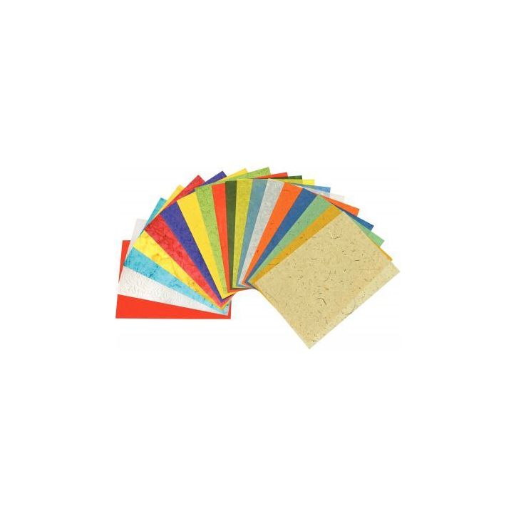 Sachet de 18 feuilles de papier naturel, format 23 x 33 cm 58231809