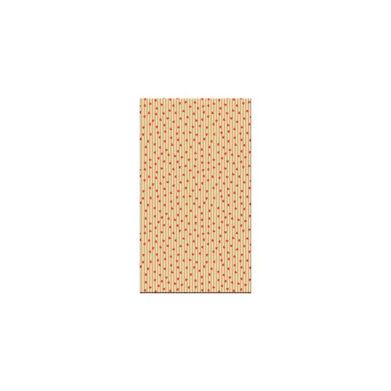 Achetez Sachet de 50 pochettes en papier kraft format 11 x 21 cm motif cur rouge 394106C pas cher ..