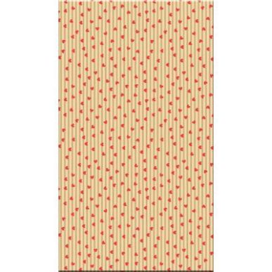 Achetez Sachet de 50 pochettes en papier kraft format 11 x 21 cm motif cur rouge 394106C pas cher ..