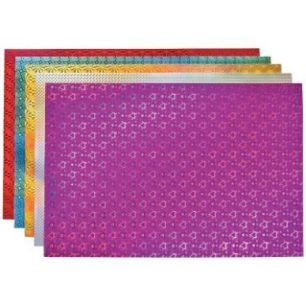 Achetez Pochette de 10 feuilles carton holographique assorties, 35 x 50 cm 354696C pas cher sur Ma R..
