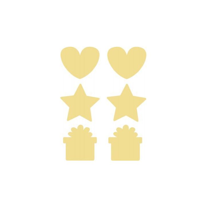 Pack de 36 stickers à gratter, 17 x 22 cm L940001