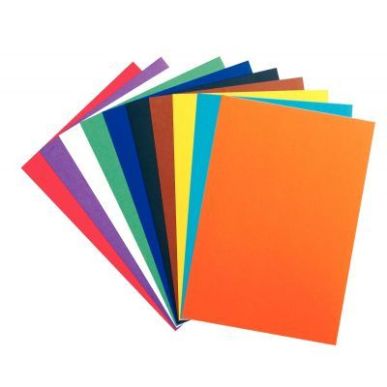 Achetez Paquet de 100 feuilles de carton couleur, 340 grammes, format : 29 x 42 cm E083060 pas cher ..