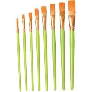 Achetez Sachet de 10 pinceaux synthétique plats n°10 2010 pas cher sur Ma Rentrée Scolaire