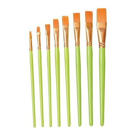 Achetez Sachet de 10 pinceaux synthétique plats n°10 2010 pas cher sur Ma Rentrée Scolaire