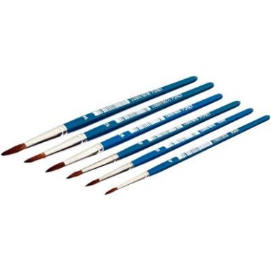 Achetez Pot de 144 pinceaux en poils de poney 24 pièces par 6 tailles assorties (n° 4, 6, 8, 10, 1..