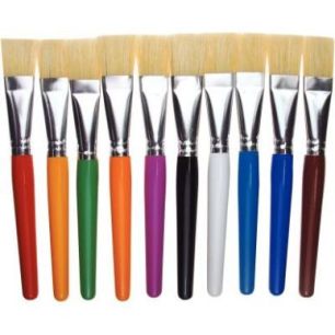 Achetez Sachet de 10 brosses plates largeur 20mm 3103270 pas cher sur Ma Rentrée Scolaire