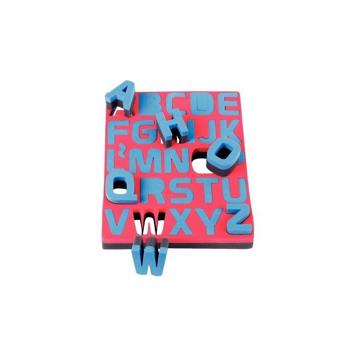 Lot de 26 maxi pochoirs éponges 2 densités. les 26 lettres de l'alphabet en majuscule 1700131