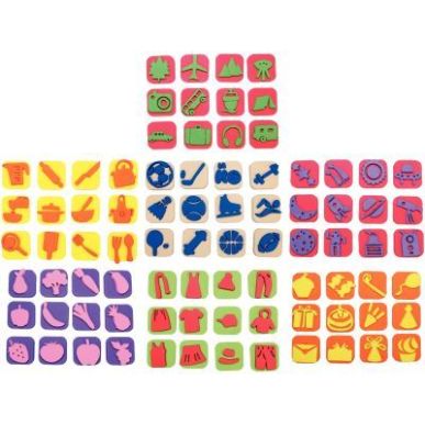 Achetez Maxi pack de 84 mini tampons 3.5cm L741084 pas cher sur Ma Rentrée Scolaire