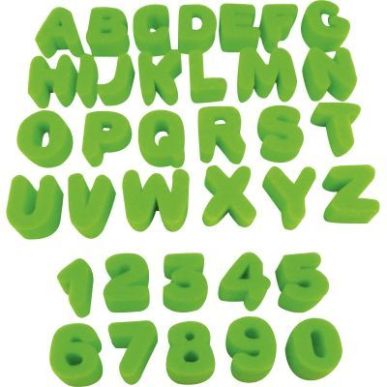 Achetez Lot de 36 éponges les chiffres + les lettres L749006 pas cher sur Ma Rentrée Scolaire