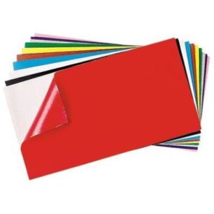 Achetez Paquet de 10 coupons de feutrine adhésive format 23,5 x 45 cm, couleurs assorties SC41868 p..