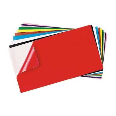 Achetez Paquet de 10 coupons de feutrine adhésive format 23,5 x 45 cm, couleurs assorties SC41868 p..