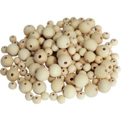 Achetez Seau de 600 perles bois brut 4 tailles 2043 pas cher sur Ma Rentrée Scolaire