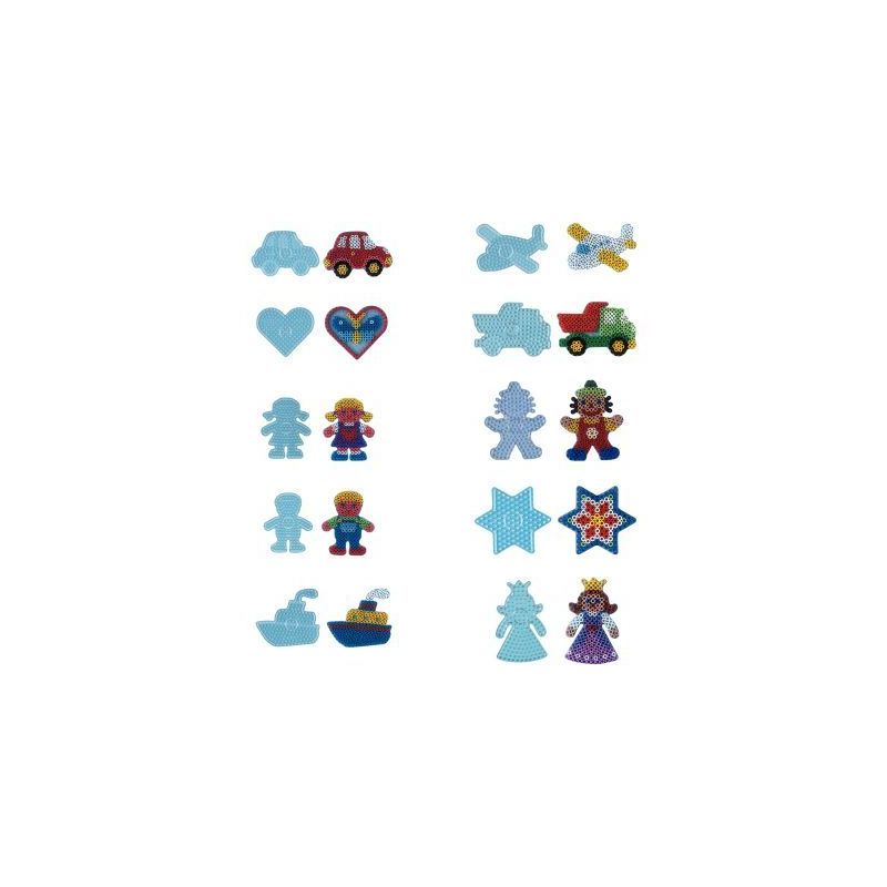 Achetez Sachet de 10 plaques préformées pour perles Hama taille maxi formes fantaisie 9008-88 HAMA.. Achetez Sachet de 10 plaques préformées pour perles Hama taille maxi formes fantaisie 9008-88 HAMA..