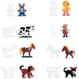 Achetez Sachet de 8 plaques préformées pour perles Hama taille midi animaux domestiques 9008-84 HA..