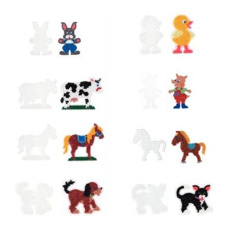Achetez Sachet de 8 plaques préformées pour perles Hama taille midi animaux domestiques 9008-84 HA..