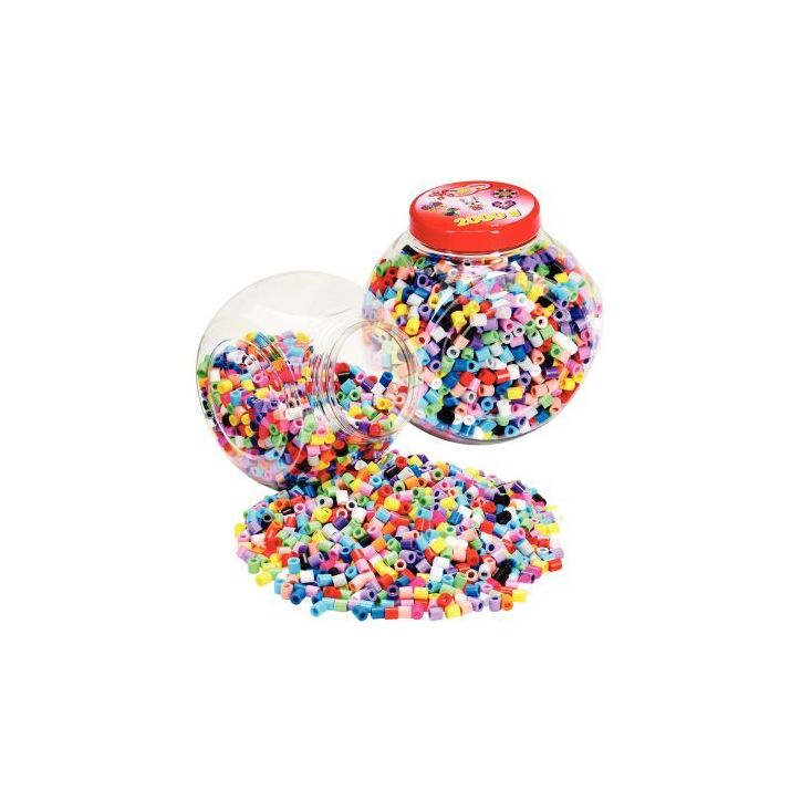 Pot de 2000 perles Hama Maxi coloris pastel 8588 HAMA