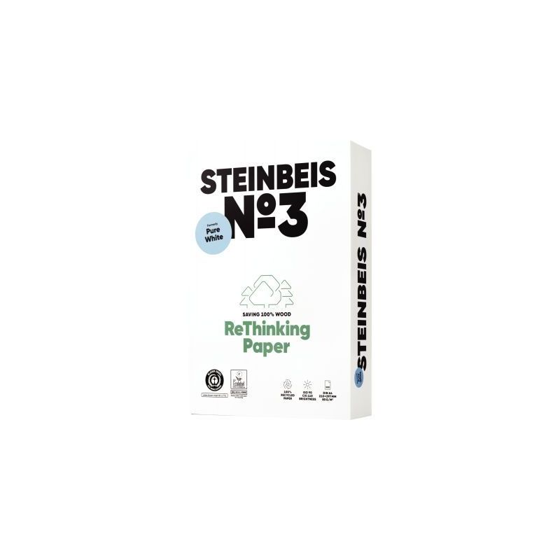 Achetez Ramette de 500 feuilles A4 80g blanc STEINBEIS N°3 K1601666080A STEINBEIS pas cher sur Ma R..