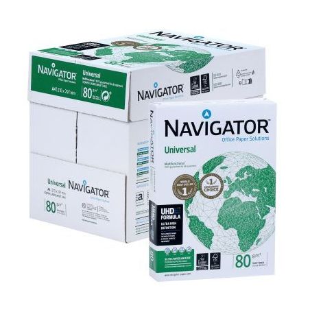 Achetez Carton 5 ramettes de 500f format A4 80g blanc NAVIGATOR 50548X5 NAVIGATOR pas cher sur Ma Re..