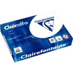 Achetez CLAIREFONTAINE Ramette de 500 feuilles papier Blanc CLAIRALFA 80 grammes format A4 1979 pas ..
