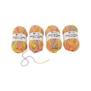 Achetez Lot de 3 pelotes de laine coloris arc en ciel, 50g 133879 pas cher sur Ma Rentrée Scolaire