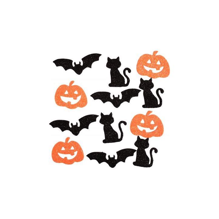 Sachet 48 stickers mousse Halloween MAJ3895