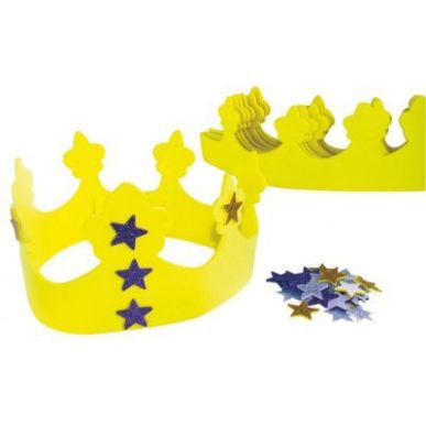 Achetez Lot de 10 couronnes à décorer + accessoires GT41769 pas cher sur Ma Rentrée Scolaire