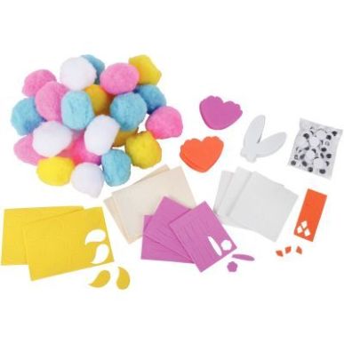 Achetez Kit 24 animaux pompons Paques 3941 pas cher sur Ma Rentrée Scolaire