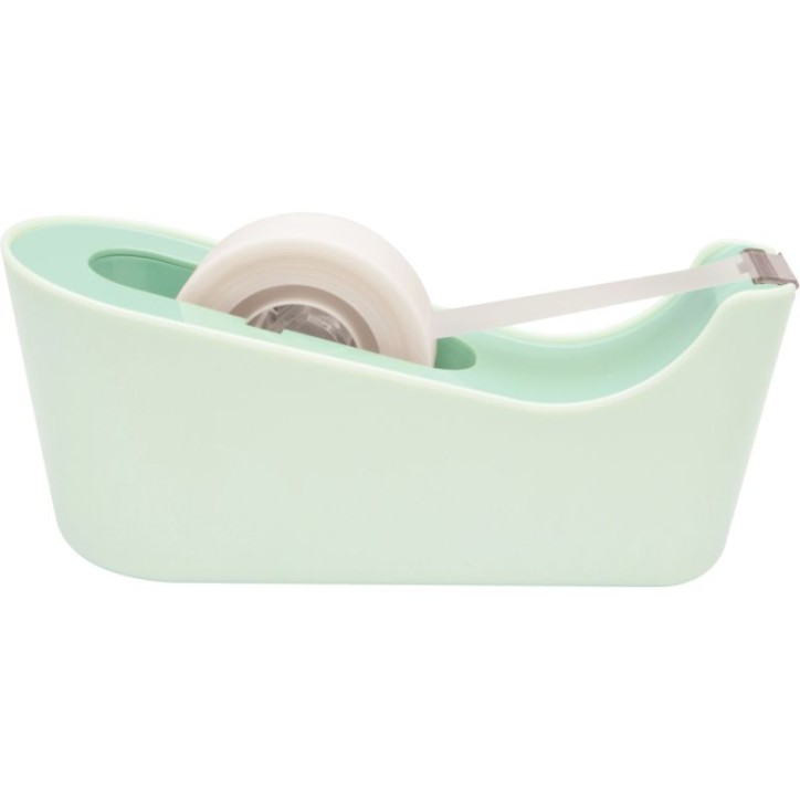 Dévidoir de bureau C18 menthe avec 1 rouleau de Scotch Magic BP1079 SCOTCH 3M