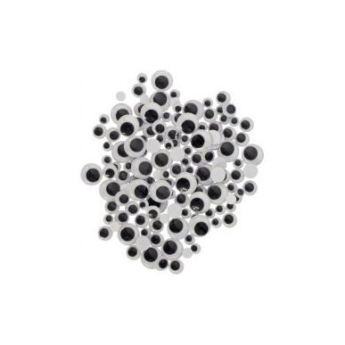 Achetez Sachet de 100 yeux mobiles adhésifs. 4 diamètres assortis 890301 pas cher sur Ma Rentrée ..