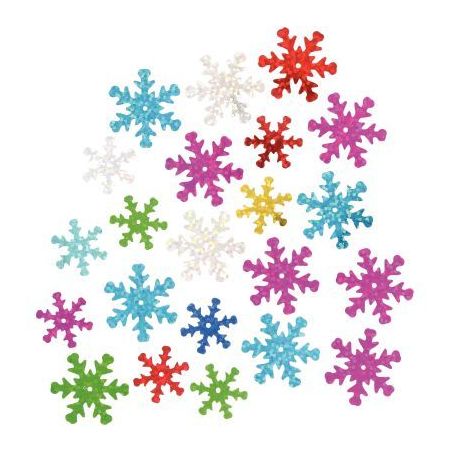 Achetez Sachet de 35g de sequins flocons métallisés 8282 pas cher sur Ma Rentrée Scolaire