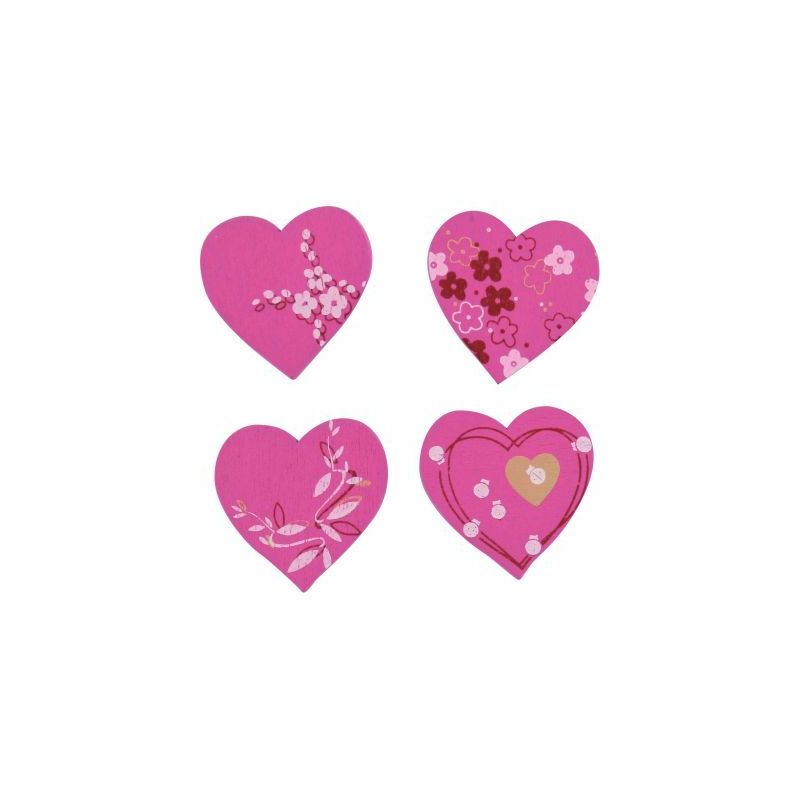 Achetez Sac de 32 cœurs bois peint assortis MAJ4143 pas cher sur Ma Rentrée Scolaire