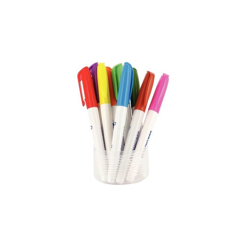 Achetez Pot de 12 feutres plastic fou assortis COLPTS90 pas cher sur Ma Rentrée Scolaire