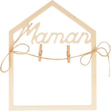 Achetez Cadre en bois 2D, Maman 14004073 pas cher sur Ma Rentrée Scolaire