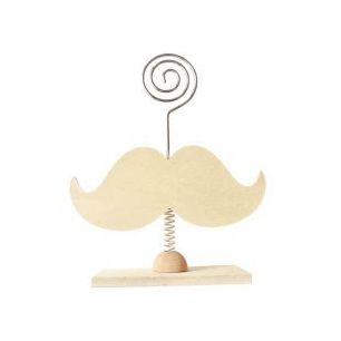 Achetez Lot de 6 porte-photos en bois forme moustache 103070 pas cher sur Ma Rentrée Scolaire