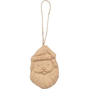 Achetez Lot de 10 têtes de père noël à suspendre en carton NO071C x10 DECOPATCH pas cher sur Ma ..