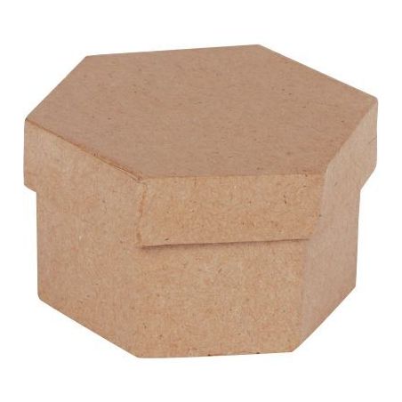 Achetez Lot de 10 boîtes hexagonales en carton, diamètre 8 cm 650102 pas cher sur Ma Rentrée Scol..