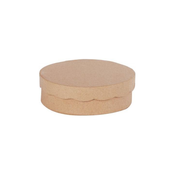 Lot de 8 boites rondes fantaisie diamètre 11 cm BT008MAJC DECOPATCH