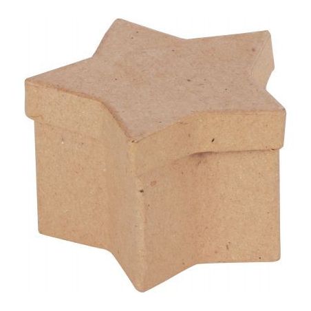 Achetez Lot de 10 boîtes forme étoile en carton, 8 x 8 x 5 cm 650108 pas cher sur Ma Rentrée Scol..