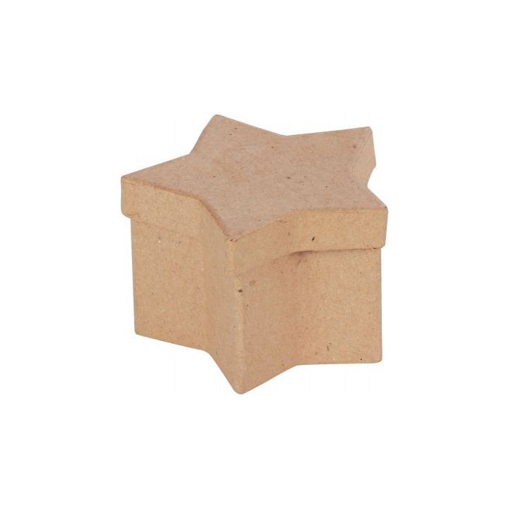 Lot de 10 boîtes forme étoile en carton, 8 x 8 x 5 cm 650108