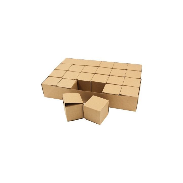 Calendrier de l'Avent, 24 boîtes en kraft 3596