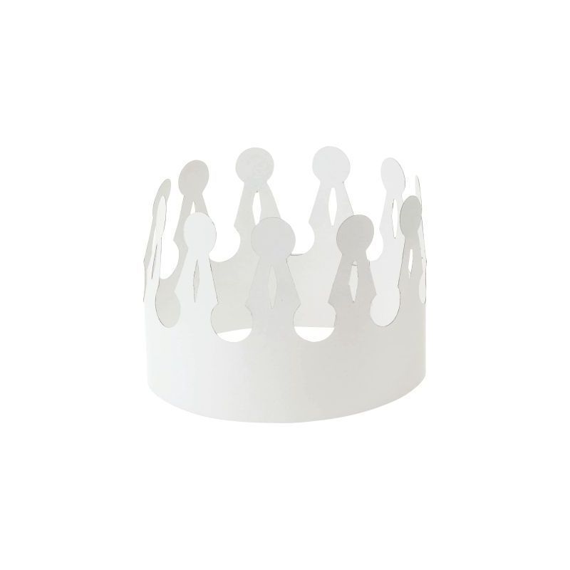 Achetez Lot de 24 couronnes en carton blanc 761644 pas cher sur Ma Rentrée Scolaire