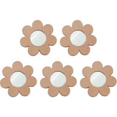 Achetez Lot de 5 miroirs forme fleur en carton diamètre 17,5 cm HDZ005C DECOPATCH pas cher sur Ma R..