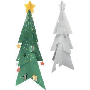 Achetez Sapin de noël géant en carton blanc a monter SAP1M pas cher sur Ma Rentrée Scolaire