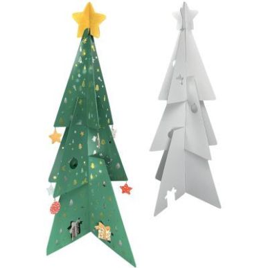 Achetez Sapin de noël géant en carton blanc a monter SAP1M pas cher sur Ma Rentrée Scolaire