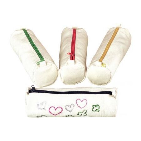 Achetez Lot de 10 trousses en coton 1444 pas cher sur Ma Rentrée Scolaire