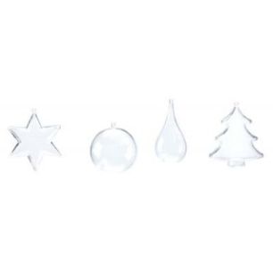 Achetez Lot de 24 objets en plastique cristal à décorer dont 4 gratuits 2155 pas cher sur Ma Rentr..