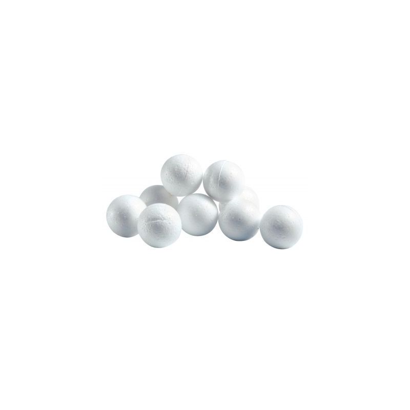 Achetez Sachet de 10 boules polystyrène blanches 150 mm 600150 pas cher sur Ma Rentrée Scolaire