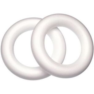 Achetez Lot de 10 couronnes en polystyrène diamètre 25 cm 605250 pas cher sur Ma Rentrée Scolaire