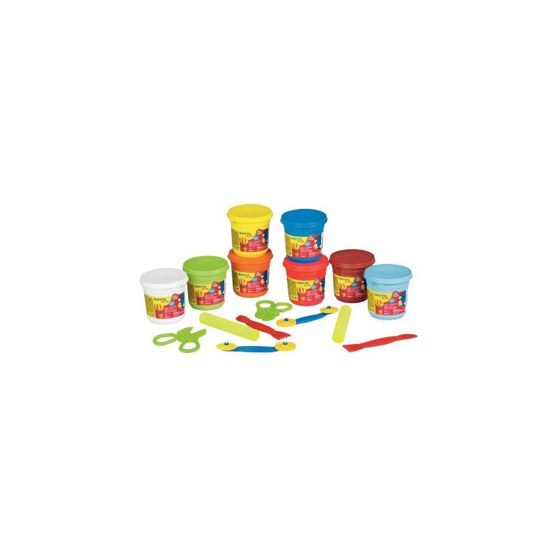 Achetez Schoolpack de 8 pots de 220G de pâte à jouer GIOTTO bébé F463200 GIOTTO BEB GIOTTO pas c..