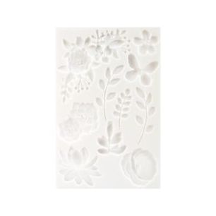 Achetez Lot de 2 moules silicone tropical et floral 20 x 13 cm 284413 pas cher sur Ma Rentrée Scola..